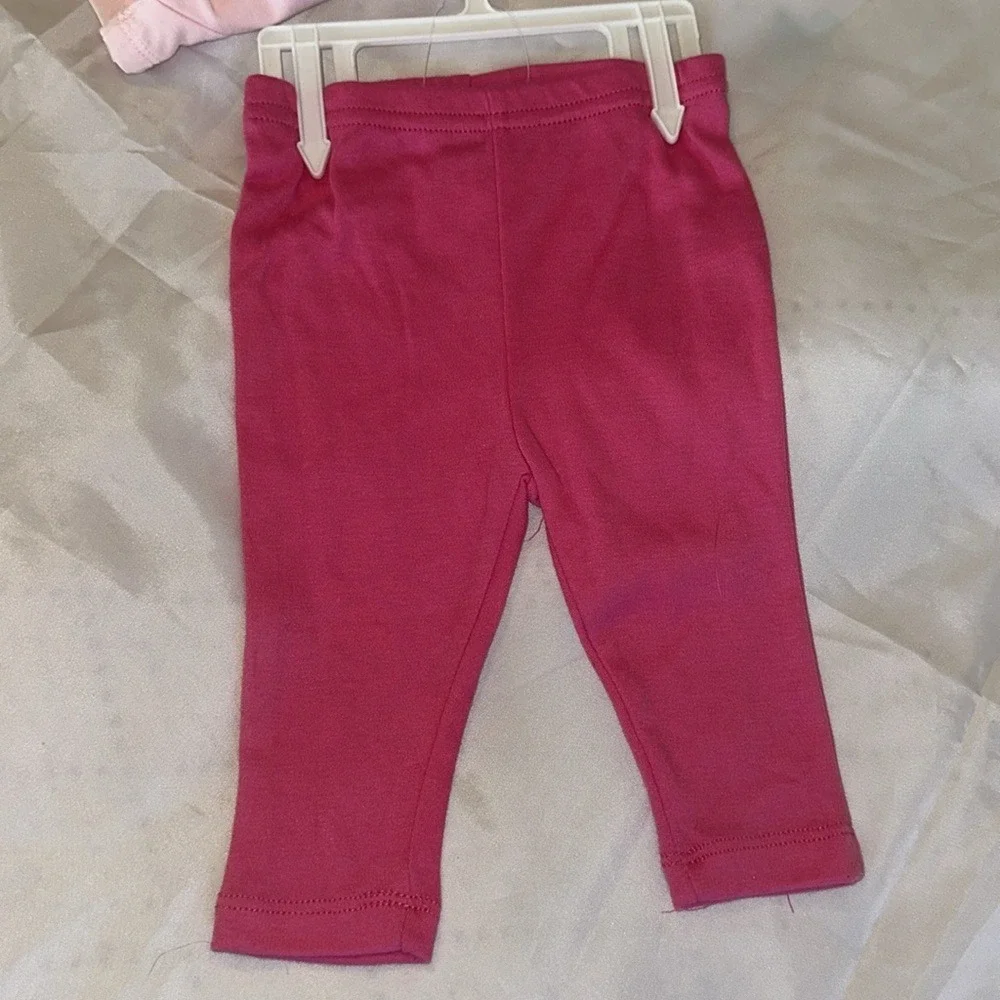 Rene Rofe Baby Girls Pink Camera Peek-A-Boo T-Shirt and Leggings Set 3-6 Months